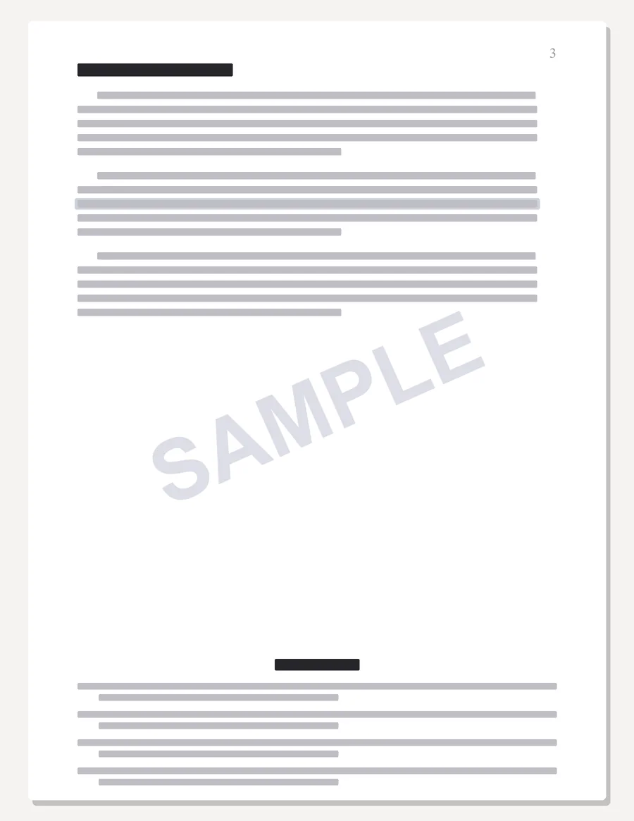 Aspen sample paper preview, body page with in-text citations and an APA references list
